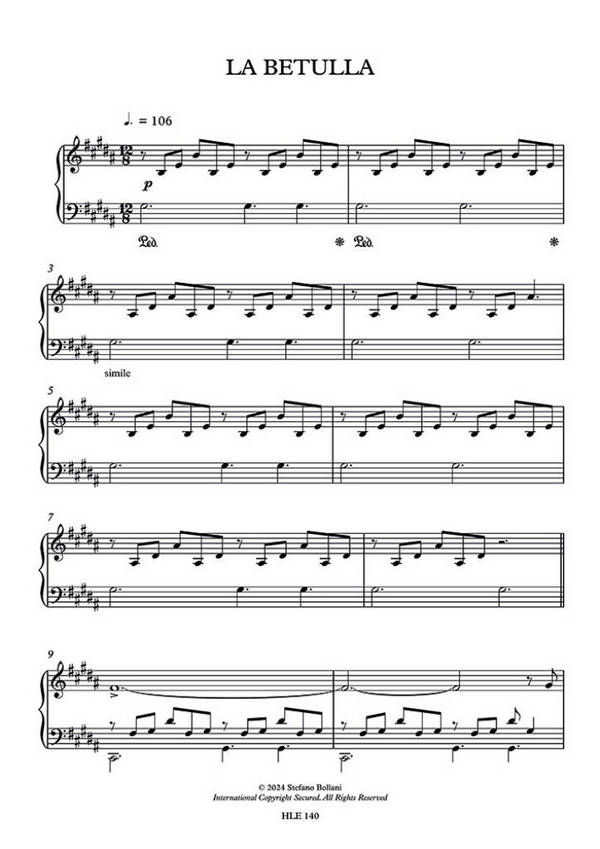 18 Preludi per pianoforte