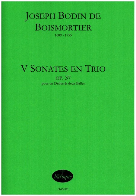5 Sonates en Trio op.37