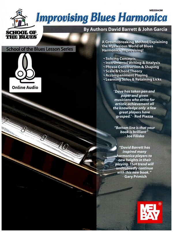 Improvising Blues Harmonica (+Online Audio)