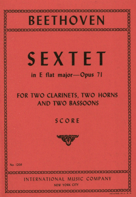 Sextett Es-Dur op.71