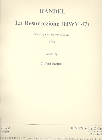 La Resurrezione HWV47 for soli,