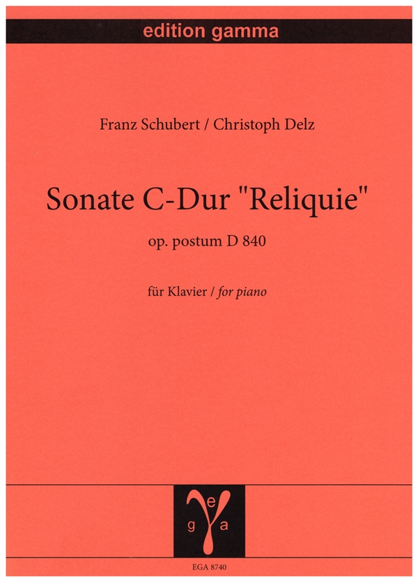 Sonate C-Dur "Reliquie" op. postum D 840