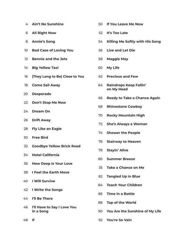 The 1970s - Super Easy Songbook