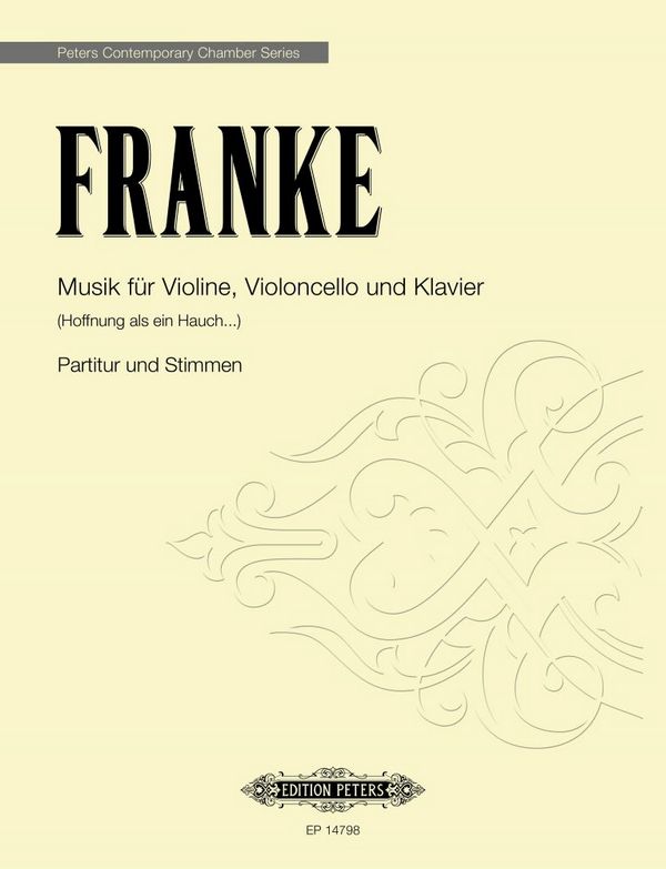 Musik für Violine, Violoncello und Klavier