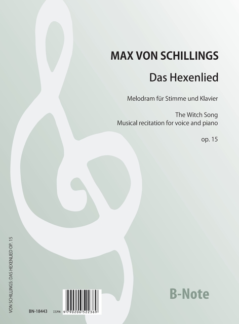 Das Hexenlied ? Melodram für Erzähler und Klavier op.15