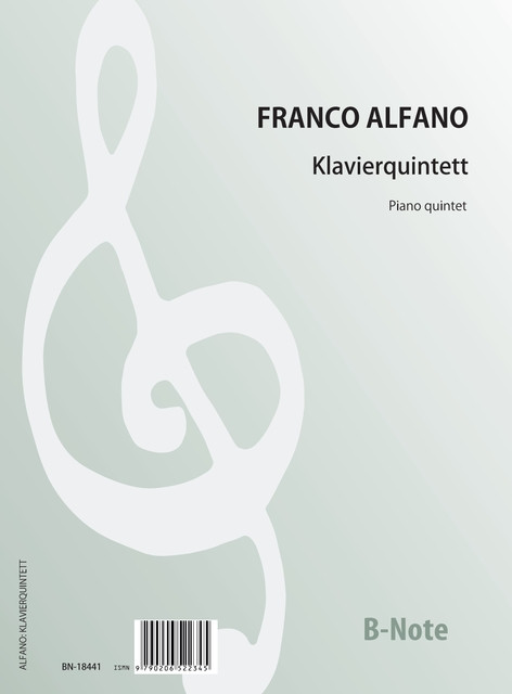 Klavierquintett As-Dur (Partitur und Stimmen)