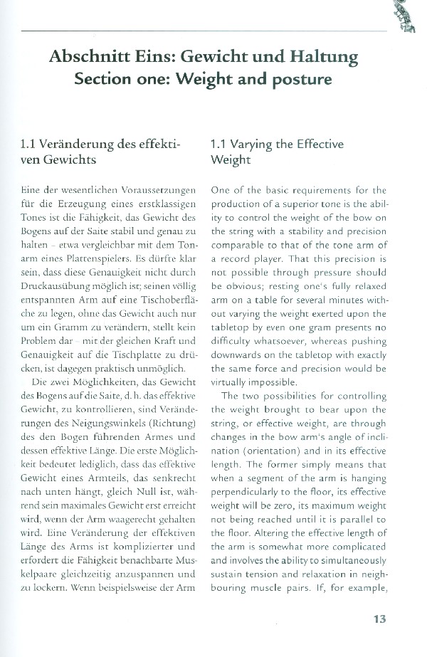 Grundlagen der Kontrabass-Technik