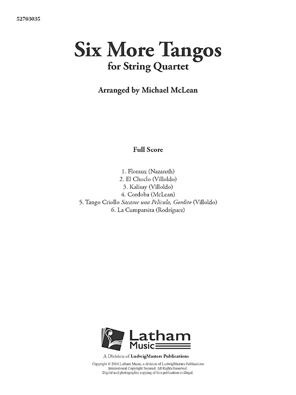 Six More Tangos