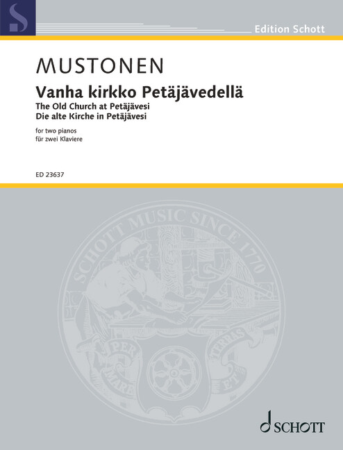 Vanha kirkko Petäjävedellä (Die alte Kirche bei Petäjävesi)
