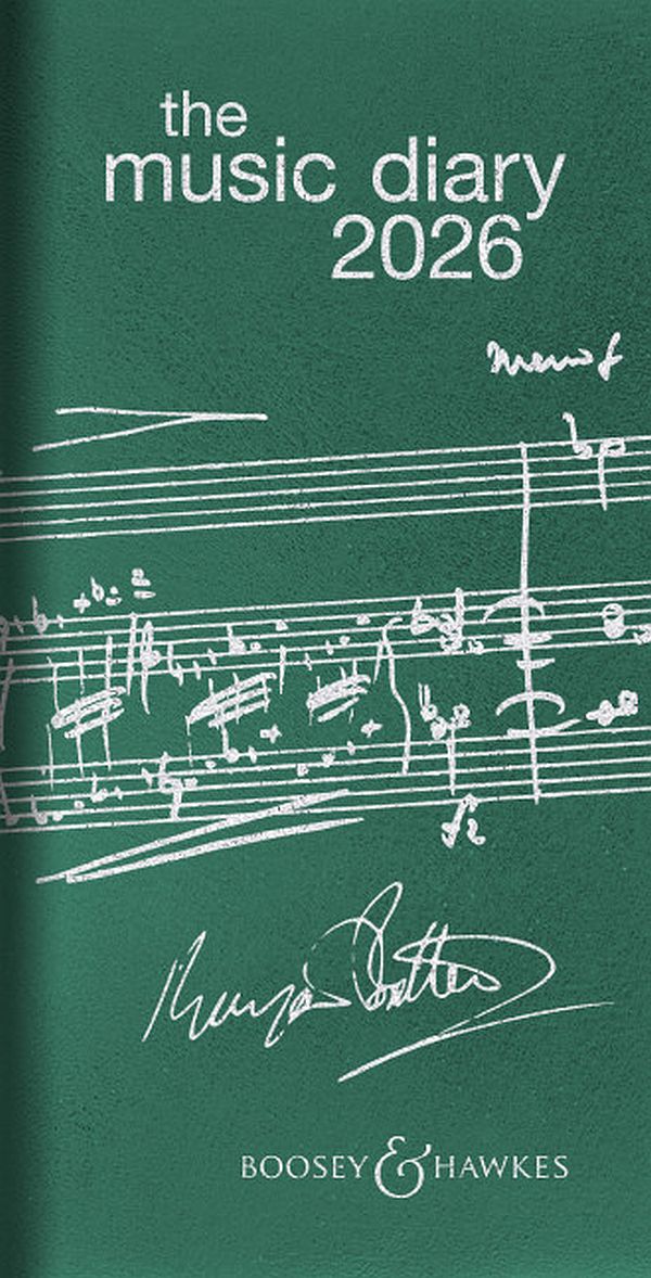 Music Diary 2026 green