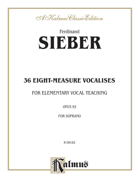 36 Eight-Measure Vocalises op.92