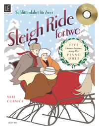 Sleigh Ride for two (+CD) for piano duet