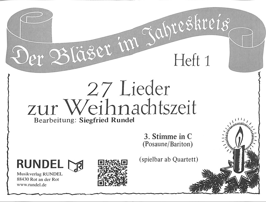 27 Lieder zur Weihnachtszeit Band 1