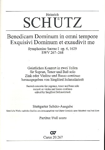 Benedicam Dominum  und  Exquisivi