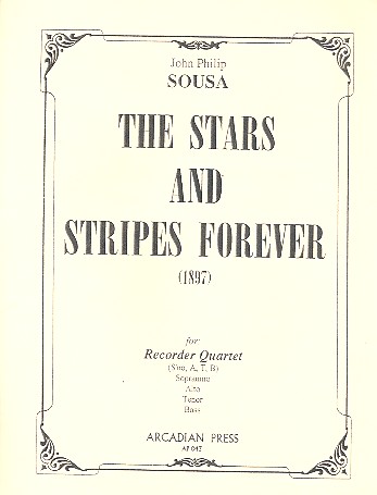 The Stars and Stripes forever for 4 recorders
