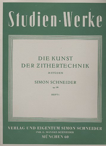 24 Etüden op.150 Band 1 (Nr.1-12)