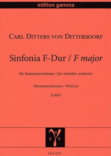 Sinfonia F-Dur / Harmonie, Bläser (4 Stimmen)