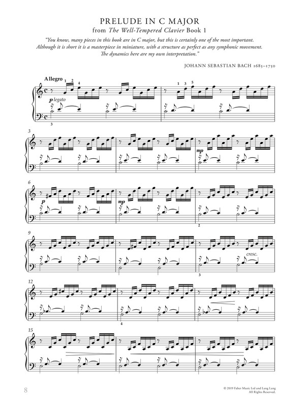 Lang Lang Piano Book  Encore Edition