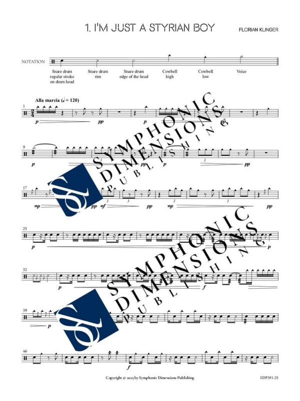 Louie's Cage Percussion Characters presents 10 Soli