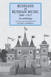 Russians on Russian Music, 1880?1917