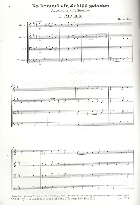 Es kommt ein Schiff geladen