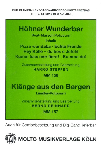 Höhner wunderbar  und  Klänge aus den Bergen: