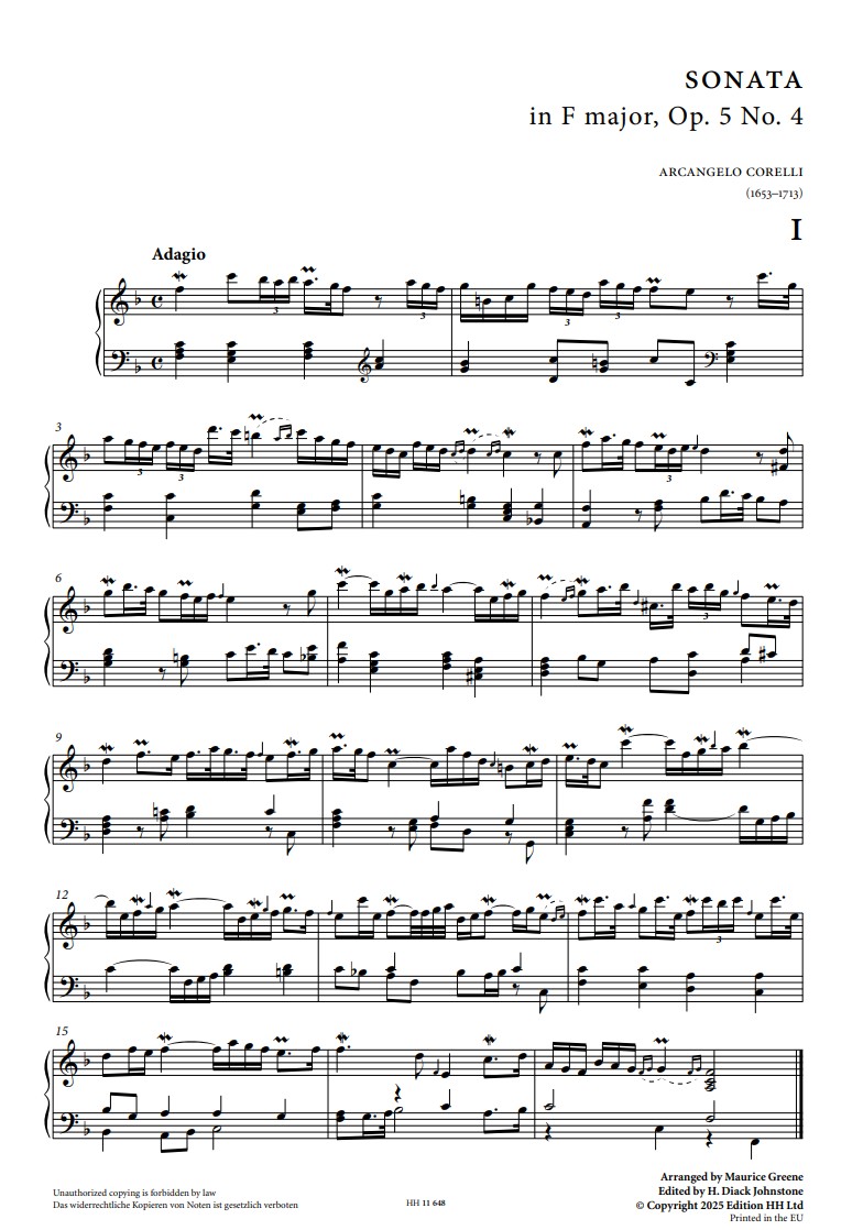 Two Sonatas for Violin and Continuo op. 5