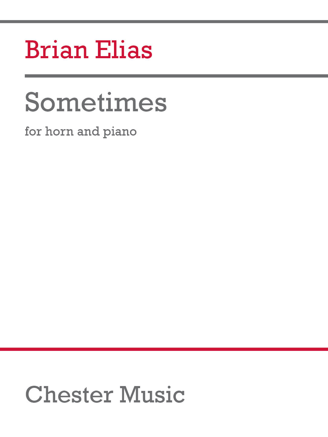 Sometimes