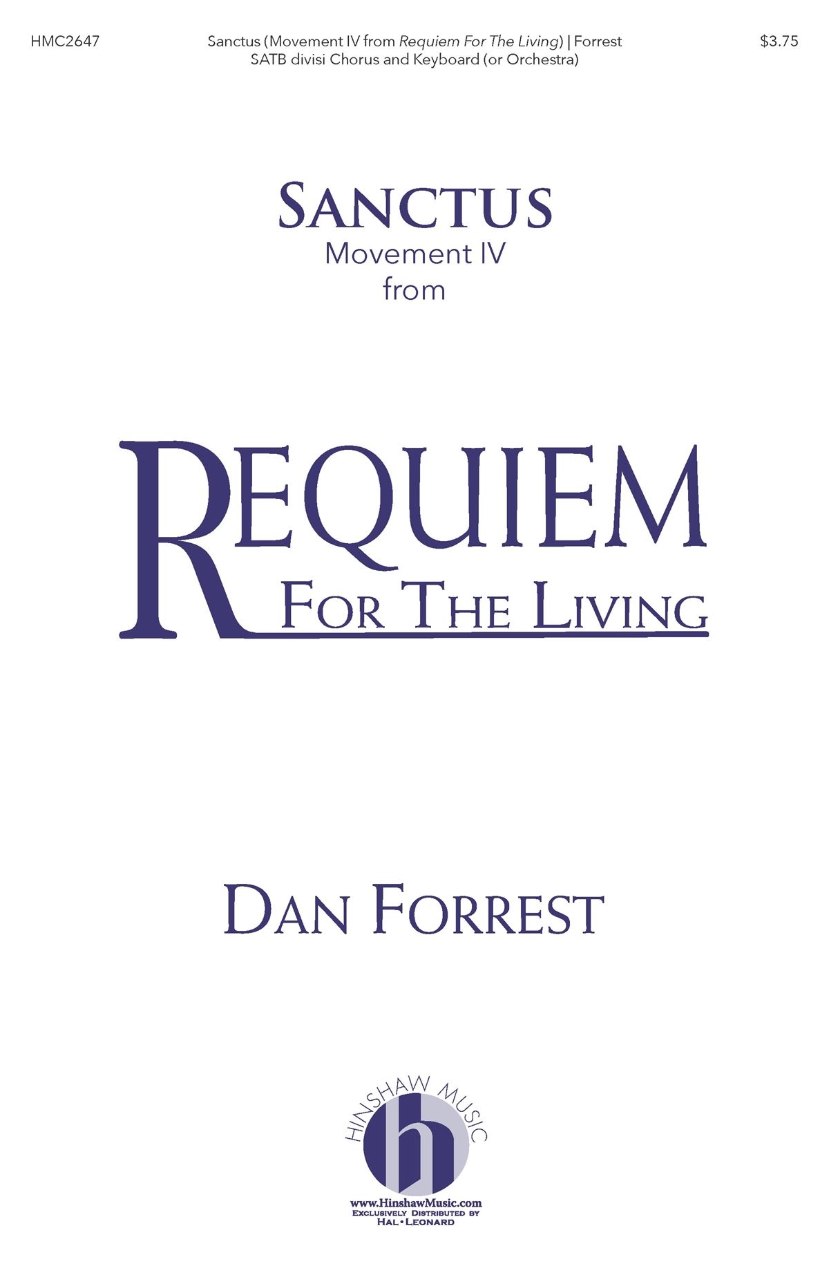 Sanctus (from Requiem for the Living)