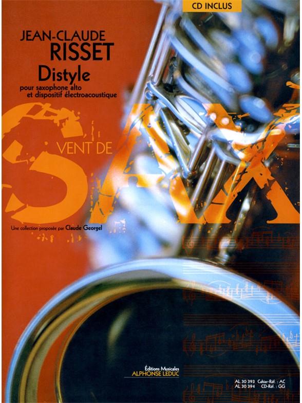 Distyle (+CD) pour saxophone alto et