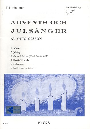 Advents och Julsanger op.33