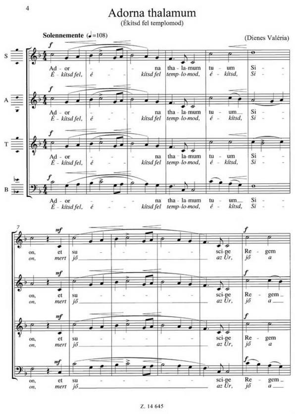 Weihnachtsfestkreis für gemischten Chor