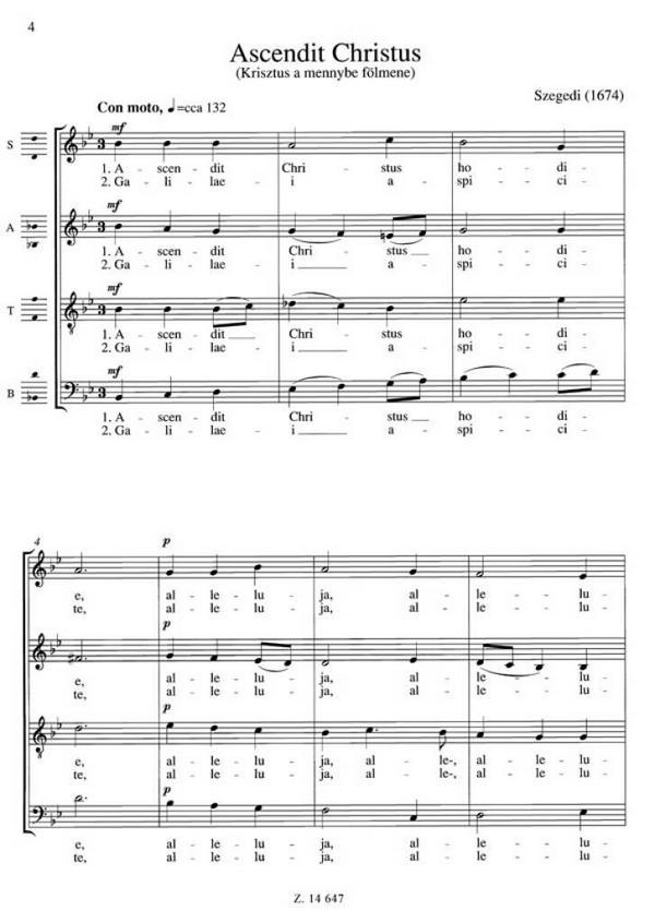 Gesänge für die Zeit nach Ostern