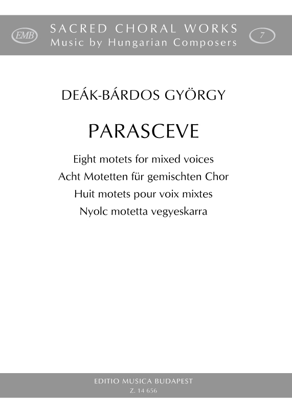 Parasceve für gem Chor a cappella