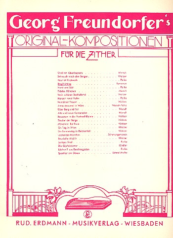 Bergfrühling für Zither