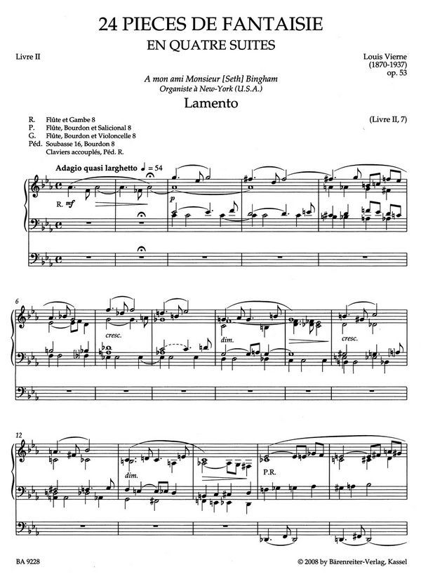 Sämtliche Orgelwerke Band 7,2