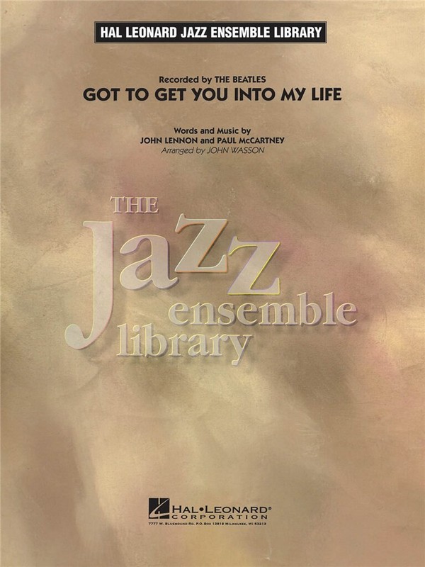 Got to get You into my life: für Jazz Ensemble