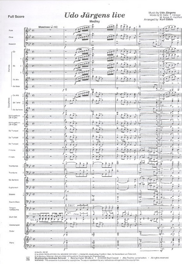 Udo Jürgens Live - Medley