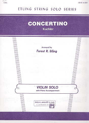 Concertino D-Dur op.15