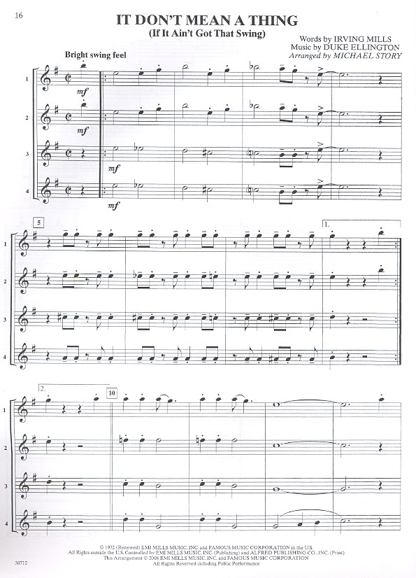 Pop Quartets for all