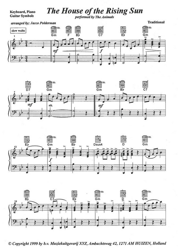 The House of the Rising Sun