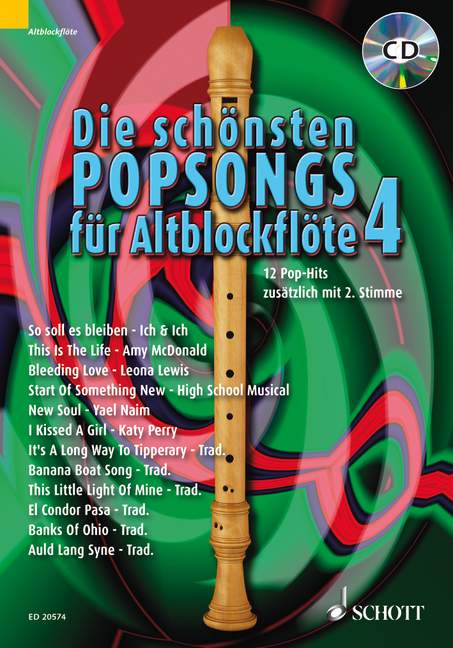 Die schönsten Popsongs Band 4 (+CD)