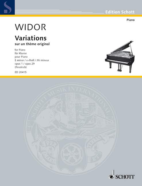 Variations sur un thème original op. 1 und 29