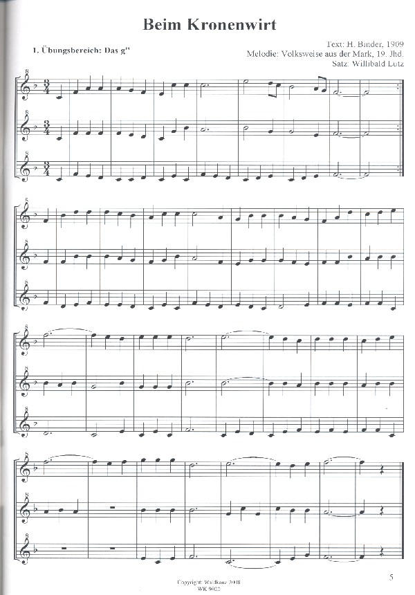 Swing low sweet chariot für 3 Blockflöten