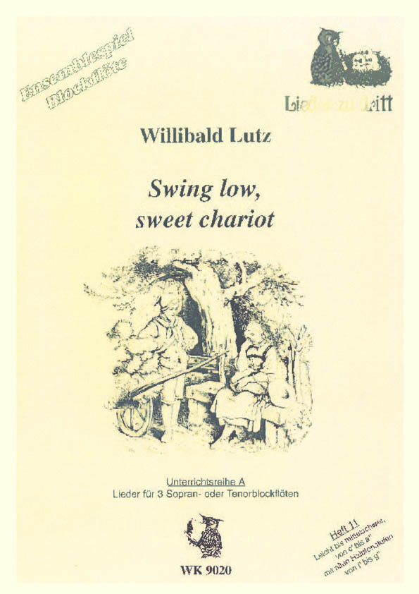 Swing low sweet chariot für 3 Blockflöten