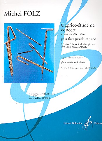 Caprice-étude de concert pour flûte et piano