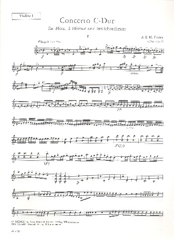 Concerto C-Dur für Flöte, 2 Hörner und