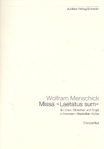 Missa Laetatus sum für gem Chor,