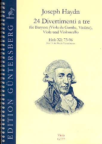 24 Divertimenti a tre Hob.XI:73-96
