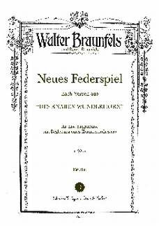 Neues Federspiel für Gesang und
